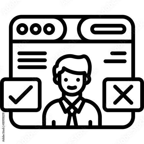 User Acceptance Testing Vector Icon