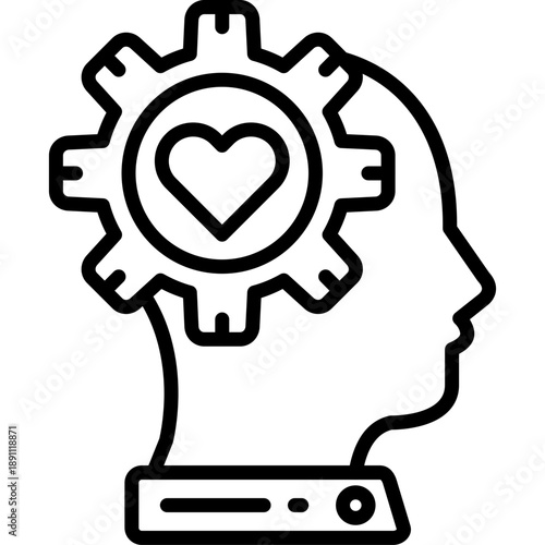 Emotional Intelligence Vector Icon