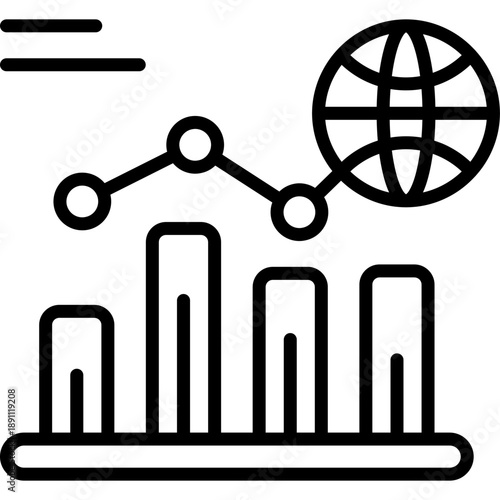 Network Growth Vector Icon