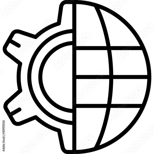 Network Optimization Vector Icon