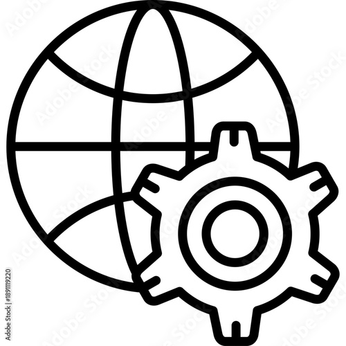 Network Optimization Vector Icon