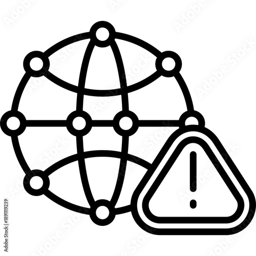 Network Troubleshooting Vector Icon