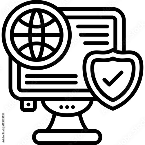 Network Reliability Vector Icon