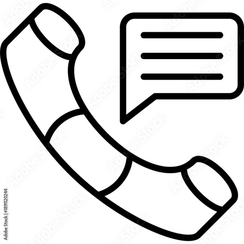 Message Us Vector Icon