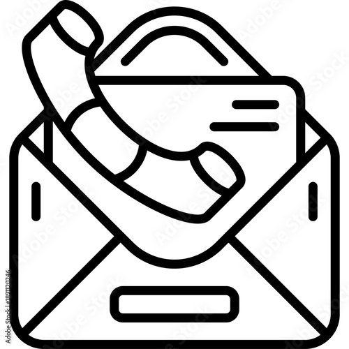 Email Us Vector Icon