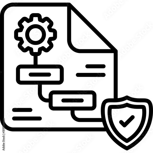 Safety Procedures Vector Icon