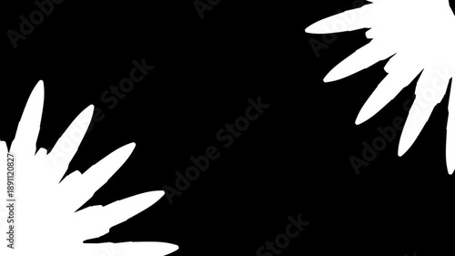 Minimalist Black and White Abstract Circle Art showcasing simplicity and contrast