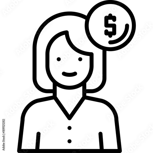 Corrupt Politician Vector Icon