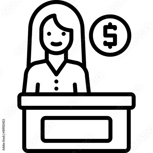 Bribed Witness Vector Icon