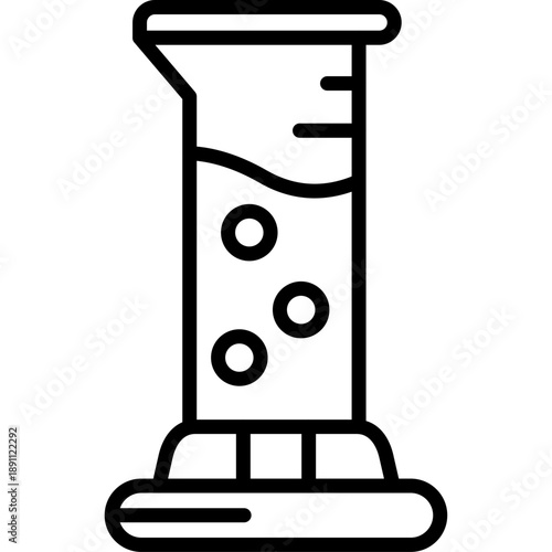 Graduated Cylinder Vector Icon