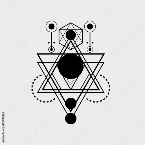 Ancient Anubis Egyptian Head Design for T-Shirt Print and Merchandise