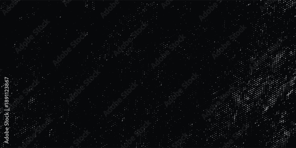 Fototapeta premium Abstract Black Dither Halftone Texture on Dark Background