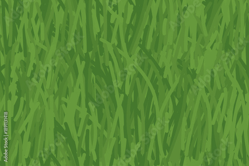 Grass background seamless pattern. Lawn grass texture. Vector.

