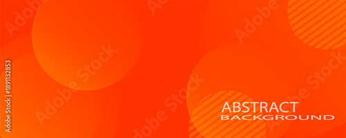 Abstract minimal background with orange color. Dynamic shapes composition. Eps10 vector