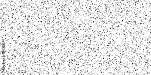 Black and white interior cement concrete terrazzo rock surface design. Overlay abstract quartz rock smooth wall concrete polished terrazzo mosaic endless flooring grunge pavement ceramic texture.