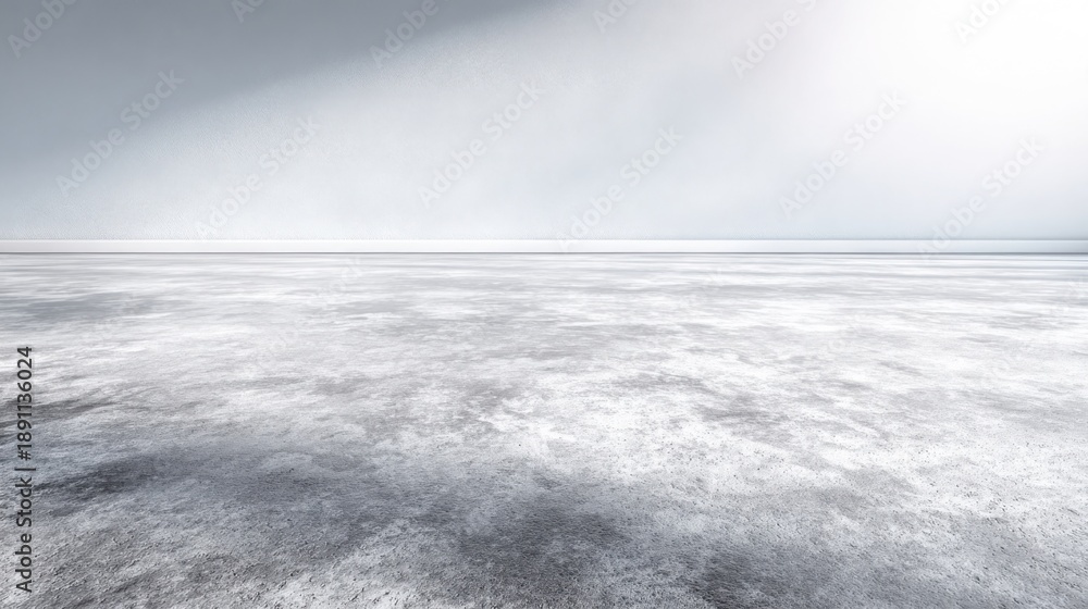 Obraz premium Frosted glass diffuser emitting soft diffused light over a textured concrete surface