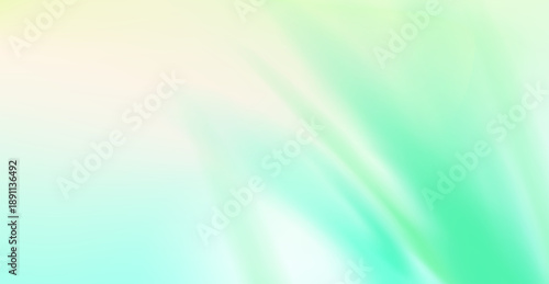 Green gradient spring background. Abstract gradation green and yellow color backdrop, spring or summer blur leaves. Blur grass and sky. Soft gradient mesh illustration