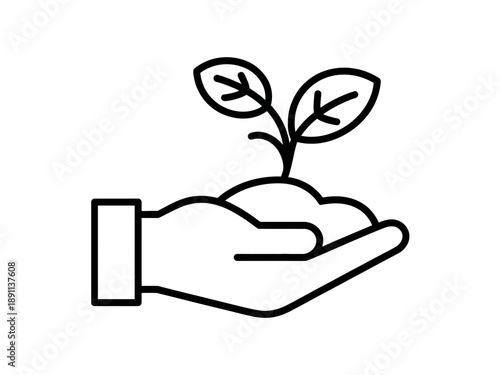 Outline drawing of a caduceus symbol with wings and two snakes