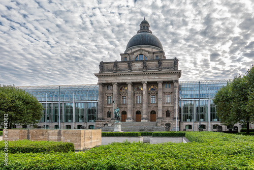 Obraz na płótnie View of famous State chancellery - Staatskanzlei in Munich, Germany