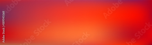 Sunset gradient combining warm oranges and reds. A blurred gradient of the evening sky. Perfect for posters, banners and wallpapers depicting a magical evening atmosphere. Vector illustration.