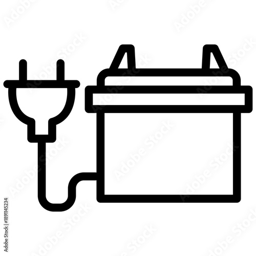 Rechargeable battery icon