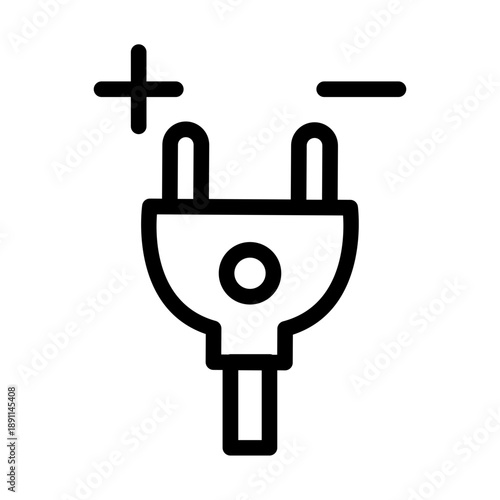 Electric socket icon