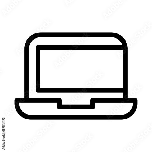 Computer laptop icon