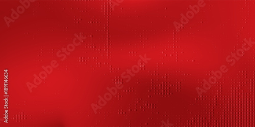 Red diagonal geometric shape with halftone. Modern fiber textured vector eps 10