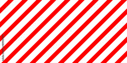 Candy cane striped pattern. Seamless Xmas red background. Peppermint wrapping paper. Cute caramel package texture. Christmas holiday diagonal lines. Abstract geometric print. Vector illustration.