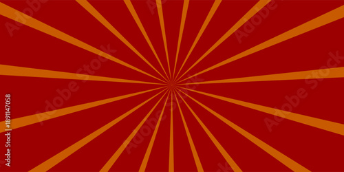 Background with retro rays. Vintage backdrop, boom, comic, circus pattern. Cartoon pop art template. Vector illustration