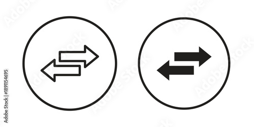 Data transfer icon for templates, web design and infographics. EPS10