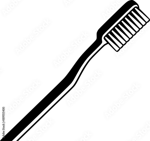 Toothbrush Icon Vector Illustration