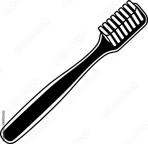 Toothbrush Icon Vector Illustration