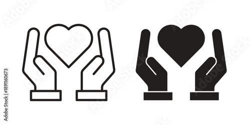 Heart Health icon for templates, web design and infographics. EPS10