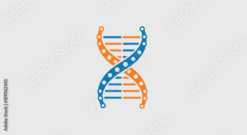 Abstract dna strand graphic molecular genetics and scientific research