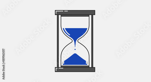 Precise stopwatch illustration on white background for time measurement