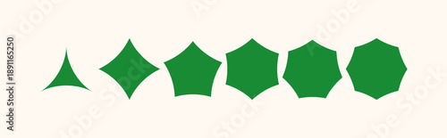 collection of diverse colorful geometric shapes and minimalist vector icons on white background