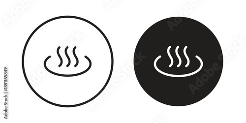 Onsen icon for templates, web design and infographics. EPS10