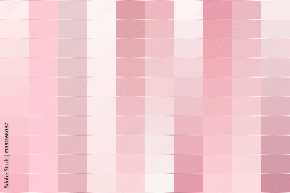 Fototapeta premium A colorful pink and white pixelated pattern with rectangular shapes and lines