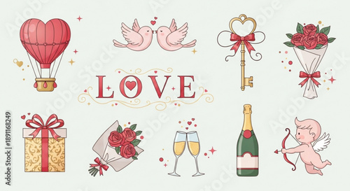 Perspective view of a yellow taxi driving on a wet city street after rain, reflections on the road, moody atmosphere, urban evening scene