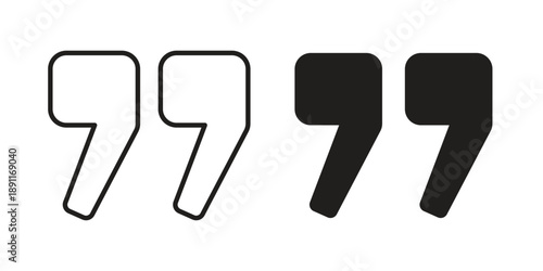 Quote right icon for templates, web design and infographics. EPS10