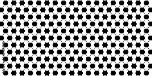 Football seamless pattern. Ball texture background. Flat style. Repeating ball pattern. Soccer ball pattern.  Vector illustration.