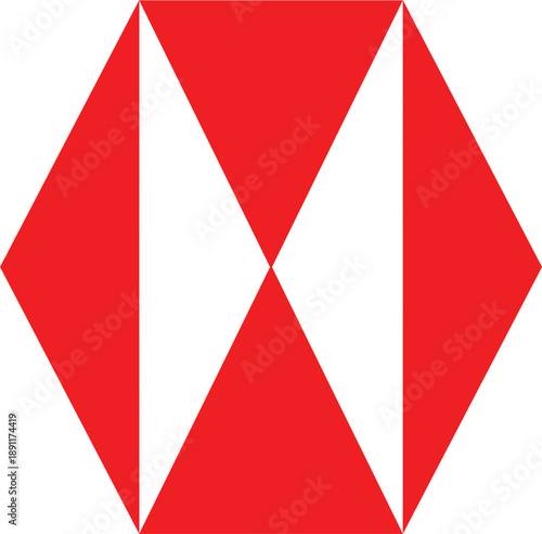 red and white triangle bokes