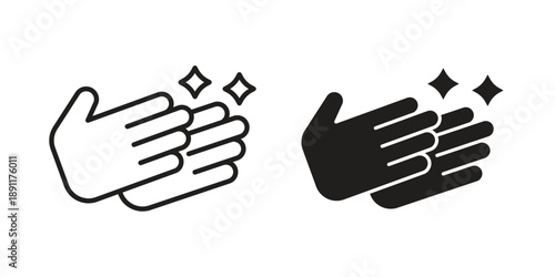 Wash your hands icon for templates, web design and infographics. EPS10