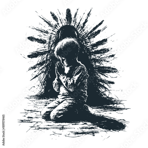 Prayer Without Word. Spiritual displacement.