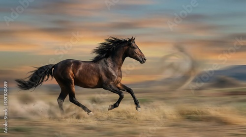 Powerful Galloping Horse Action Shot For 2026 Energy