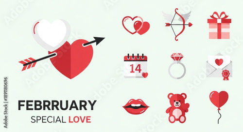 Summer Travel and Tourism Landing Page Illustration with Beach and Tropical Vacation Elements