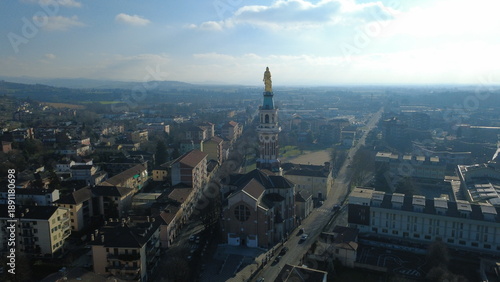 Wallpaper Mural Tortona dal drone con veduta della Madonna della Guardia - Alessandria - Piemonte - Italia Torontodigital.ca