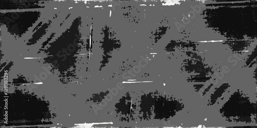 Abstract grayscale texture with distressed and fragmented patterns