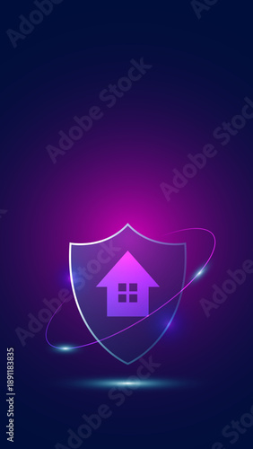 scudo, protezione, sicurezza, protetto, sicuro, icona casa, immobiliare